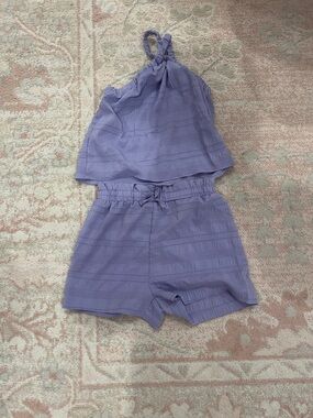 SHEIN Lavender Purple Girls 2-Piece Matching Set